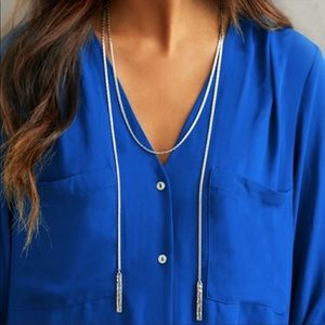 New Chloe and Isabel Hero Metal Lariat Necklace